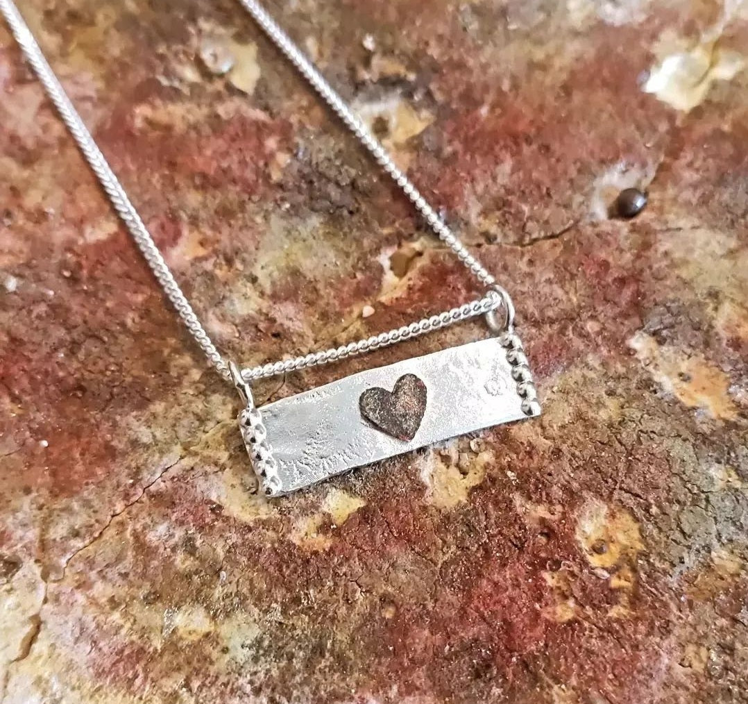 Pendente coração capitoné