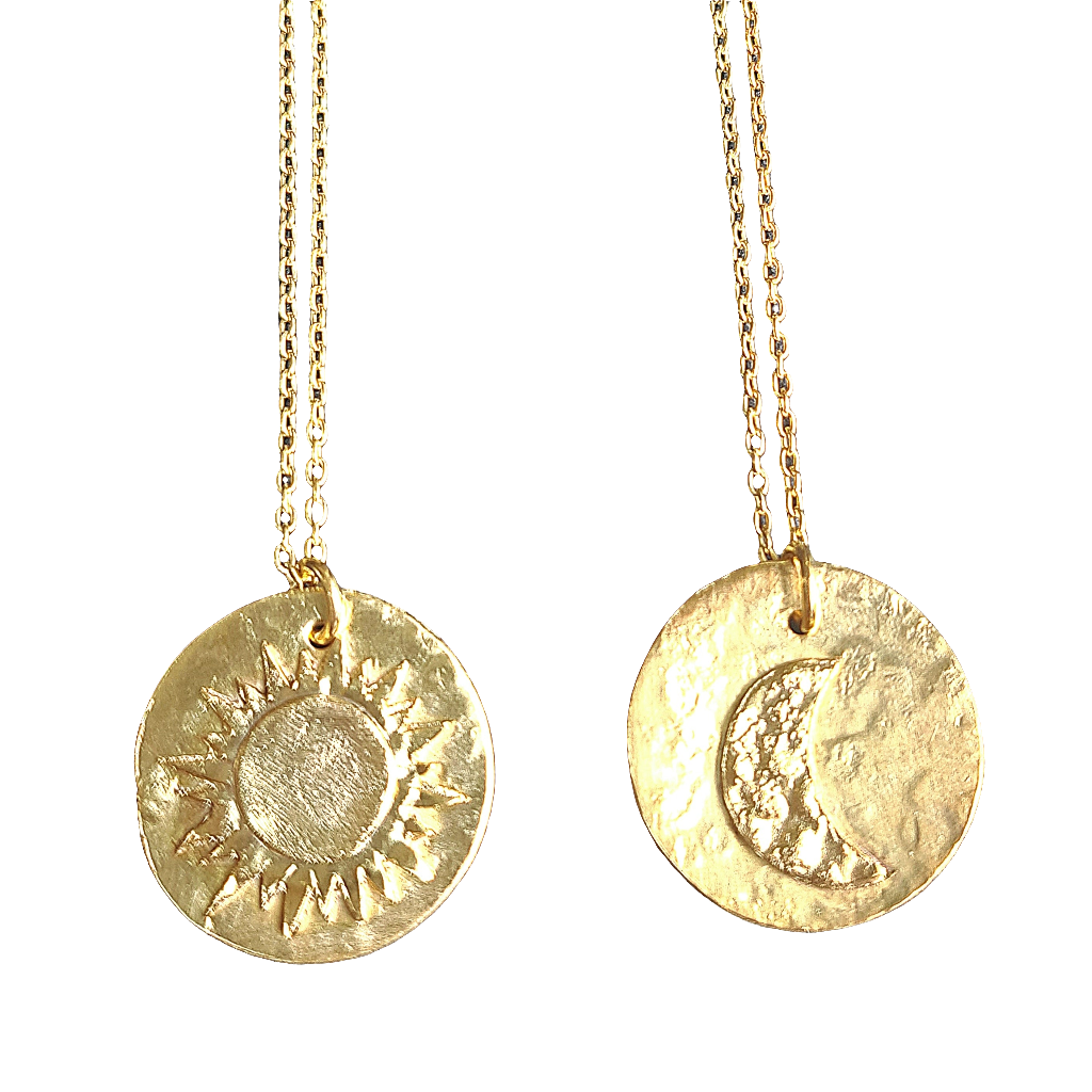 Pendentes Sol e Lua